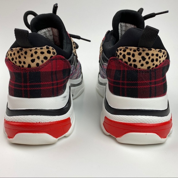 Jessica Simpson Speedey Leopard & Plaid Sneaker - Picture 5 of 7